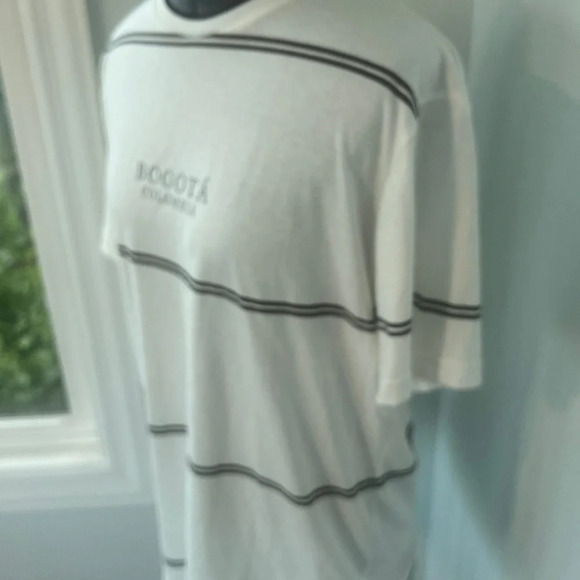 NWT DENIM & FLOWER Ricky Singh Crewneck Shirt Men’s BOGATA COLUMBIA Shirt Size M - Picture 5 of 16